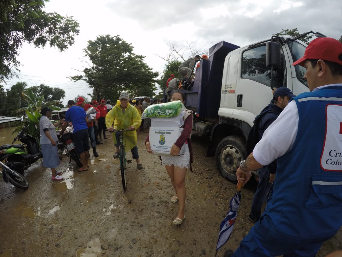 Las lluvias en Colombia dejan más de 1.300 familias damnificadas