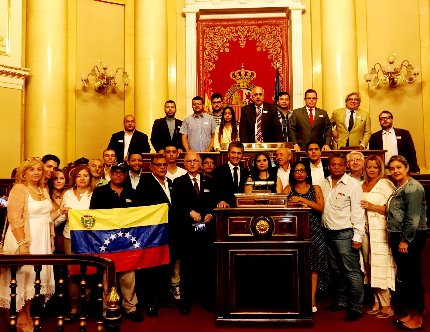 Ledezma solicitó  pronunciamiento del Senado español en solidaridad con presos políticos venezolanos