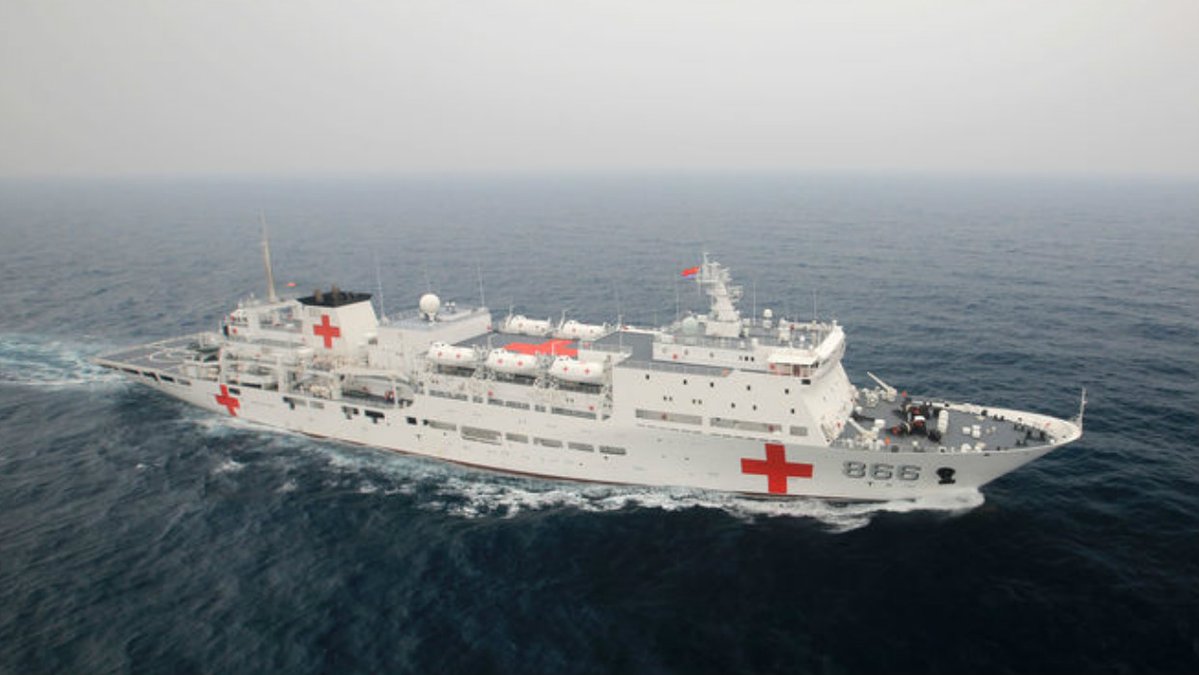 China y EEUU protagonizan una guerra de buques hospital en las costas de Venezuela y Colombia