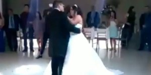 La reacción de un hombre cuya novia escogió como vals de bodas una canción de Dragon Ball (Video)