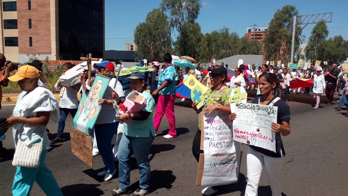 Protestan en Ciudad Guayana por crisis en hospitales pediátricos #16Ago