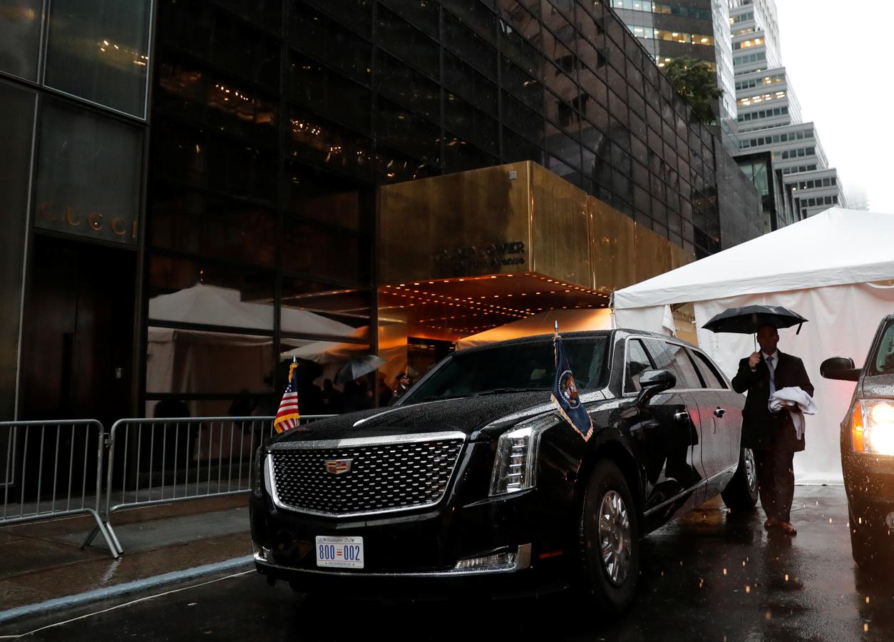 Cómo es “La Bestia”, la limusina blindada en la que se trasladará Donald Trump durante la cumbre del G20