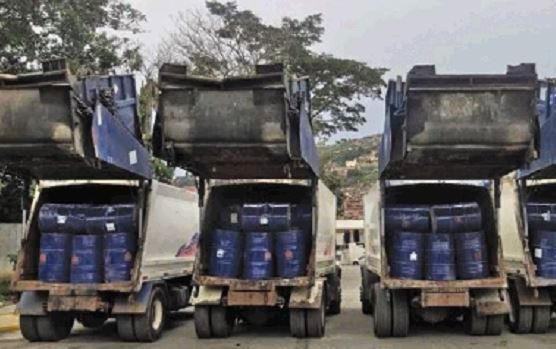 Detienen a cuatro sujetos con 60 pipas de aceite de motor en carretera Caracas – El Junquito