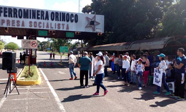 Detienen a tres dirigentes de Ferrominera Orinoco por instar a trabajadores a sumarse a protesta