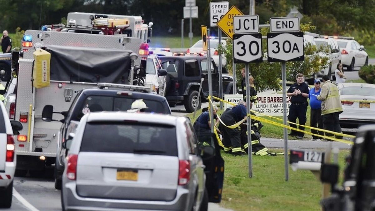 Mueren 20 personas en accidente de tránsito en el estado de Nueva York