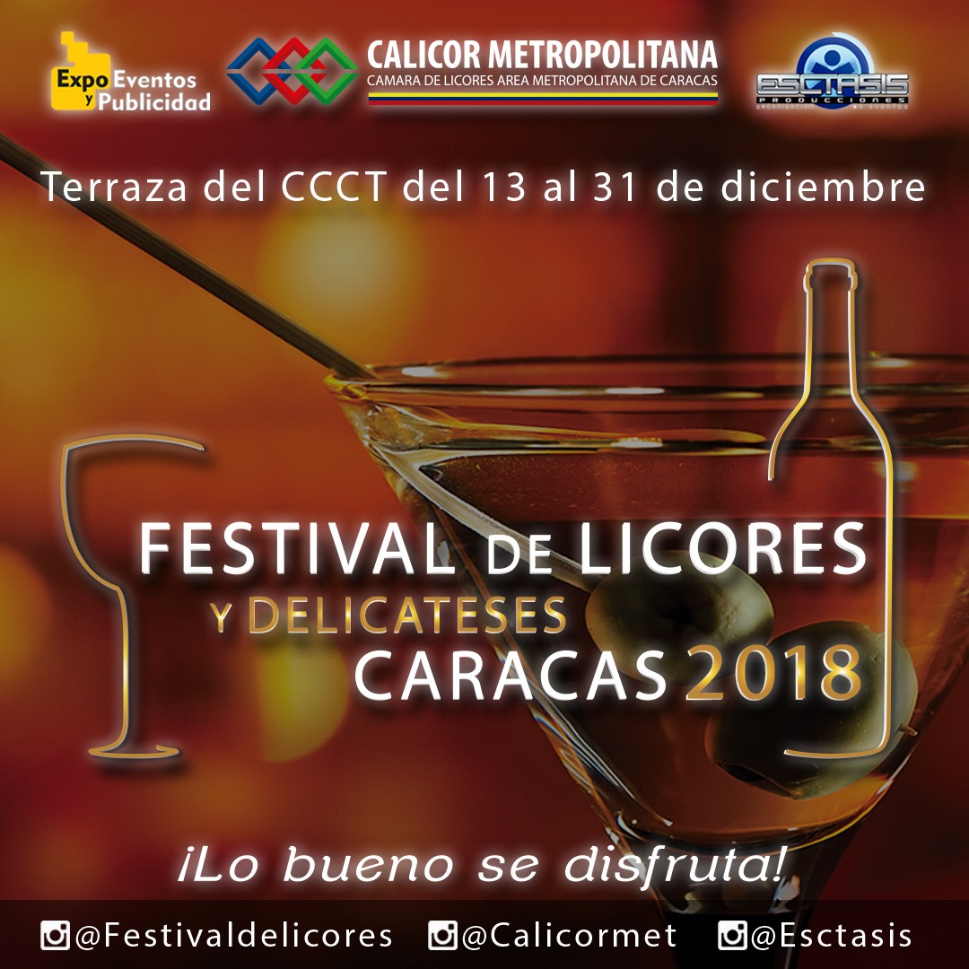 El Festival de Licores y Delicateses Caracas 2018 está listo para impulsar el emprendimiento nacional