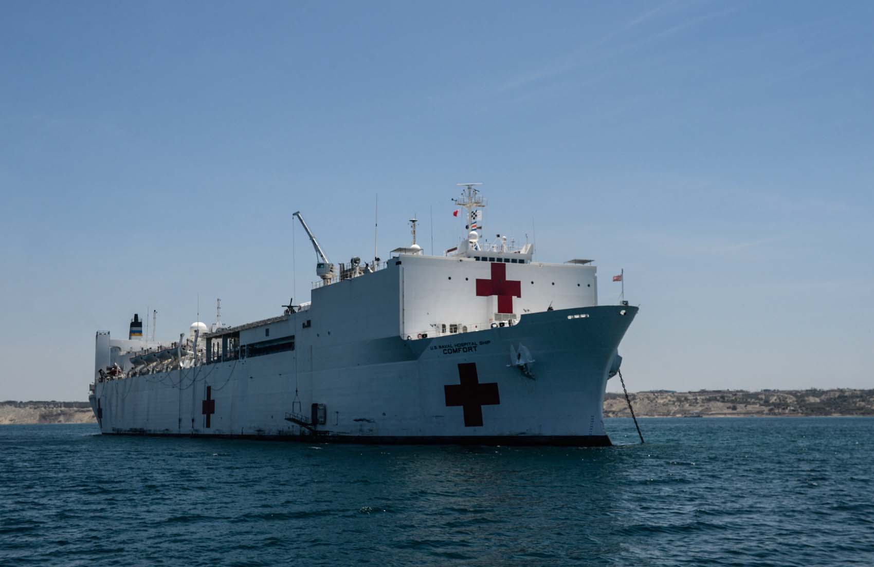 El USNS Comfort zarpa para aliviar efectos de crisis humanitaria venezolana