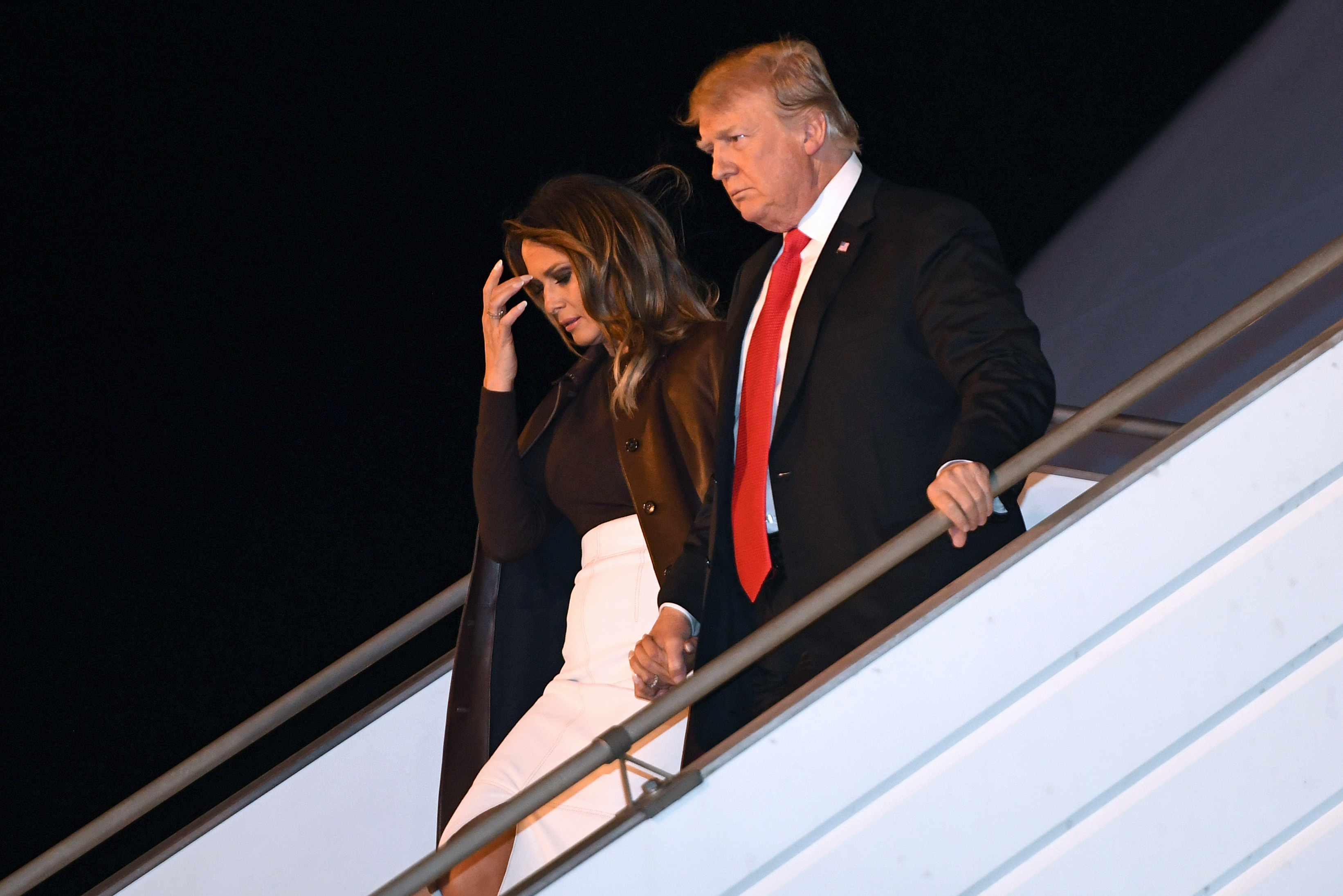 Trump llega a Buenos Aires para una cumbre del G20 que se anuncia tensa