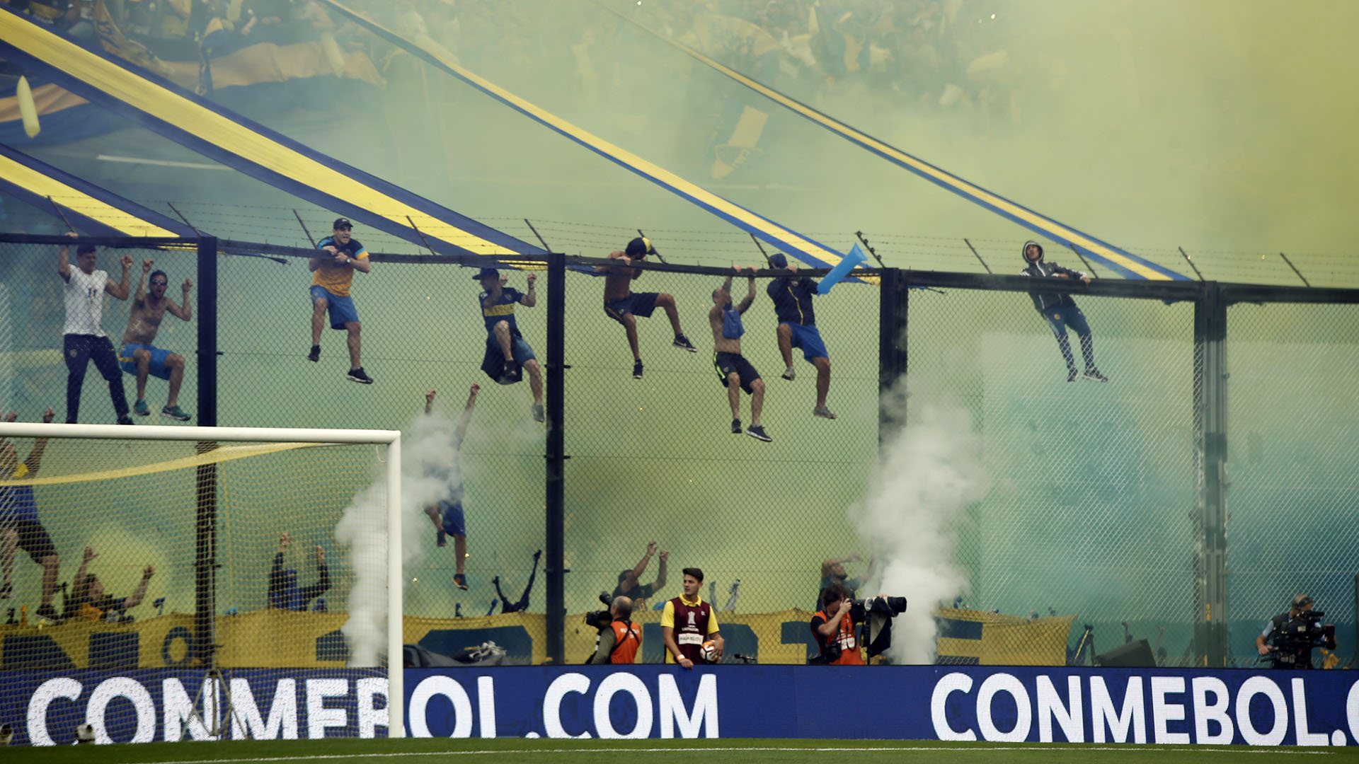Las mejores fotos del empate entre Boca y River en la primera Superfinal de la Copa Libertadores