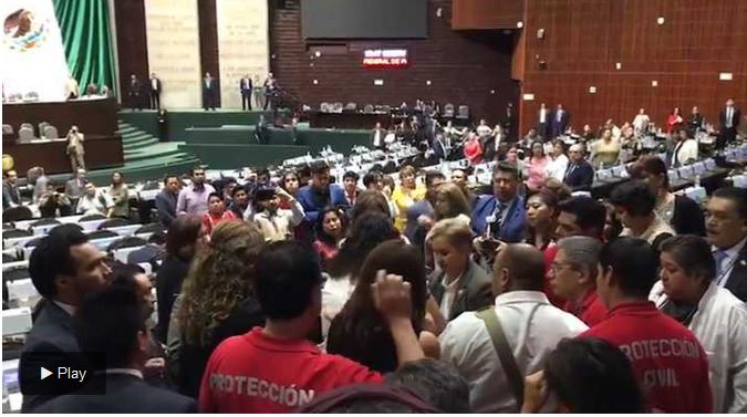 Conmoción en el Congreso de México: Una diputada sufrió una crisis nerviosa en plena sesión al enterarse del asesinato de su hija (Video)