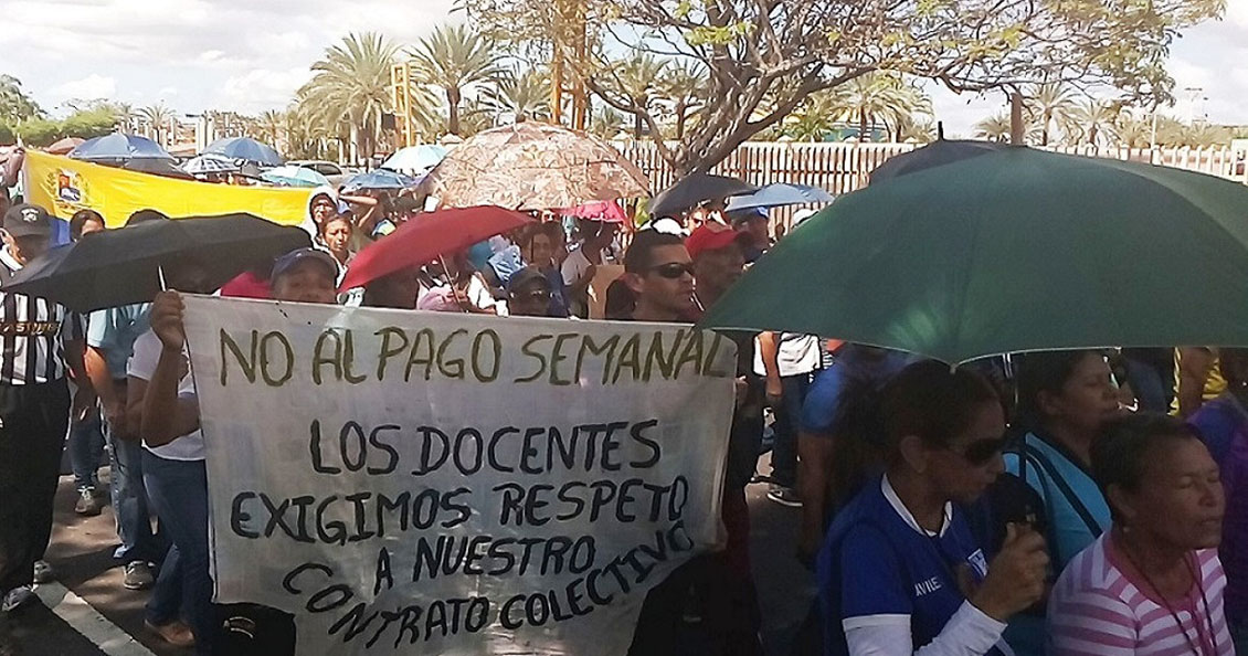 Educadores en Bolívar: Ya estamos pagando para ir a trabajar
