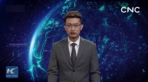 Los robots virtuales presentan los informativos en China (Video)