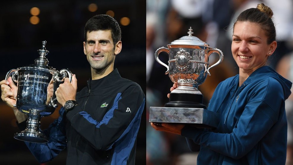 Novak Djokovic y Simona Halep, los Mejores de 2018 para la ITF