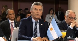 Mauricio Macri condenó el bloqueo de la ayuda humanitaria en Venezuela