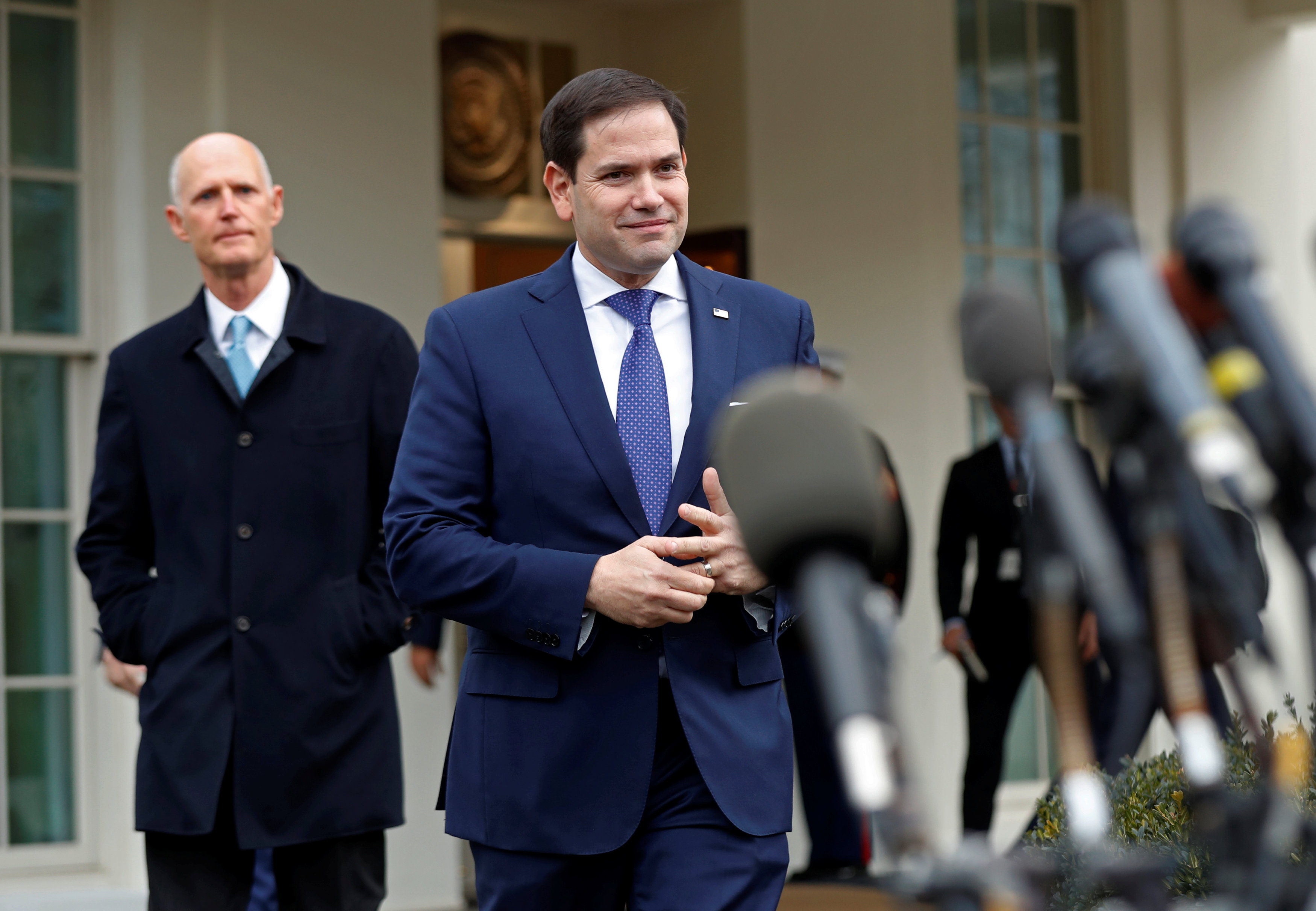 Marco Rubio dice a Guaidó que EEUU trabajará con él por la democracia de Venezuela