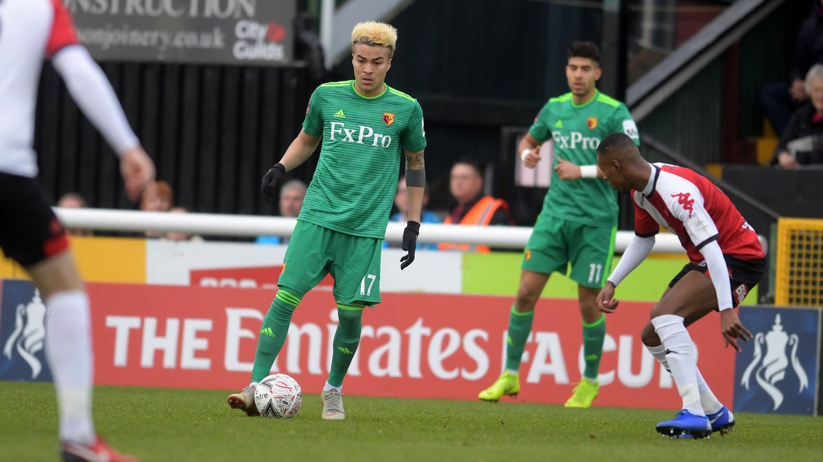 Adalberto Peñaranda debutó con el Watford en el fútbol de Inglaterra