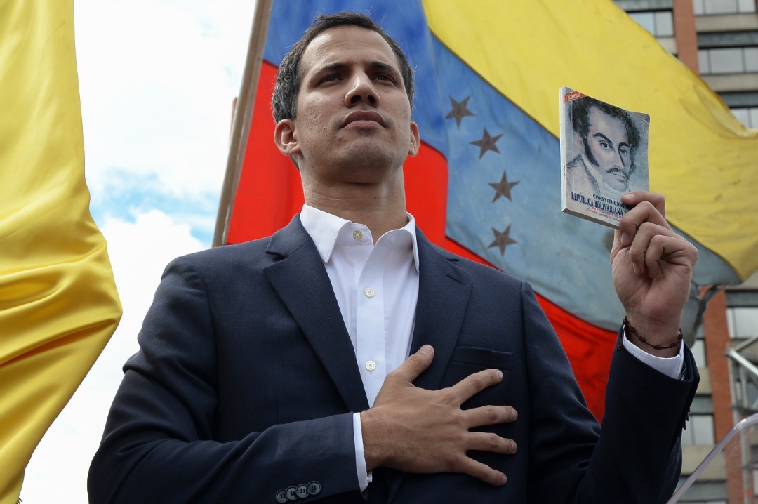 La juramentación de Juan Guaidó ocupa las portadas de la prensa mundial (Fotos)