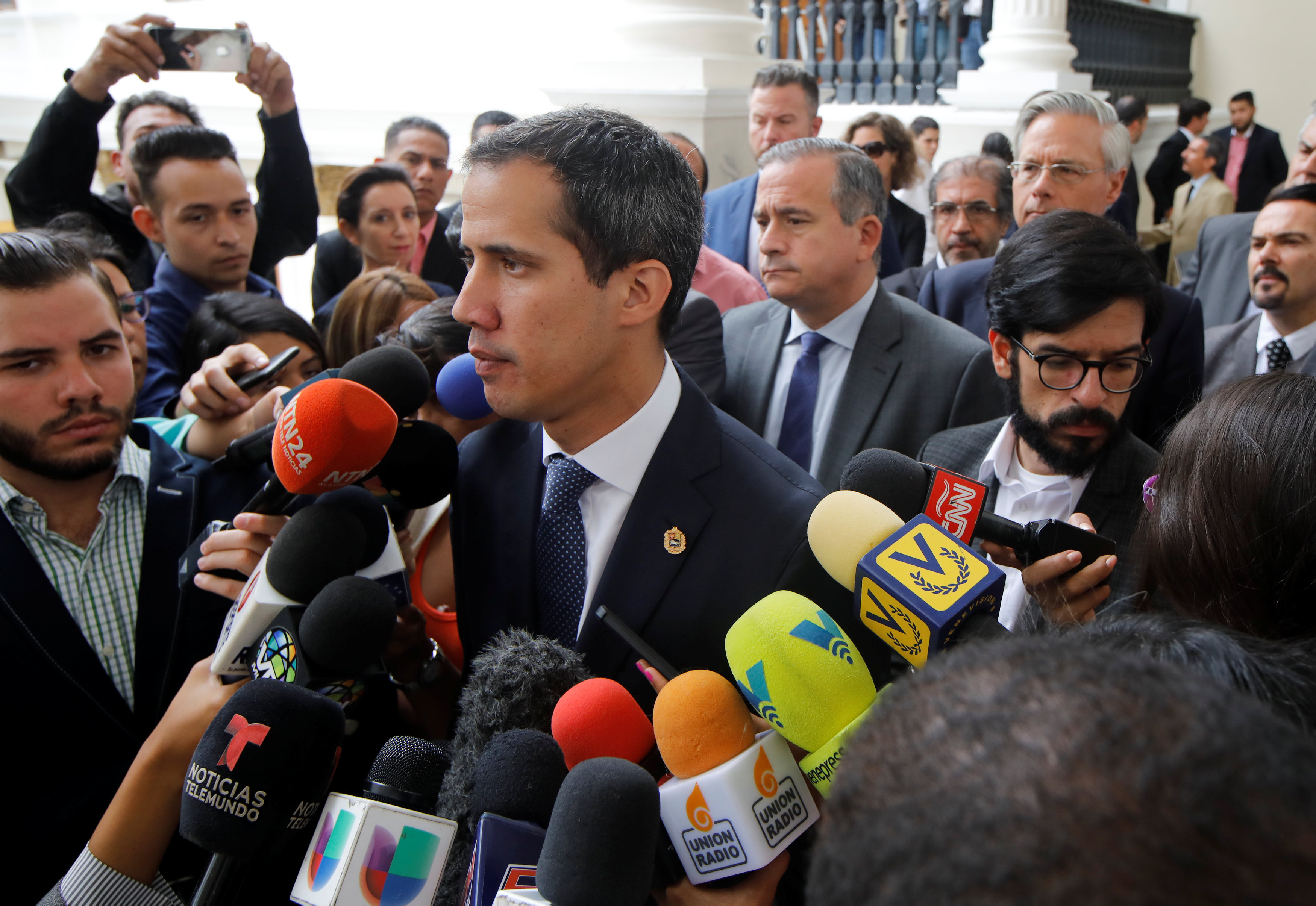 Guaidó agradece a embajadores de la UE aporte para la ayuda humanitaria en Venezuela #19Feb