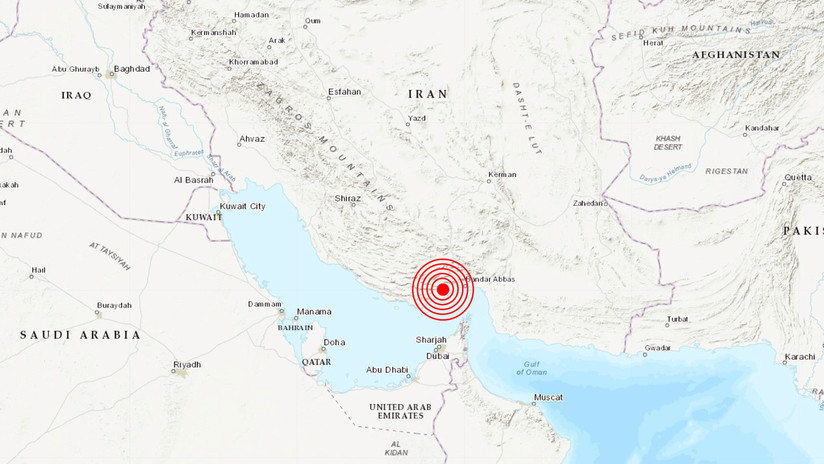 Terremoto de magnitud 5,3 al sur de Irán