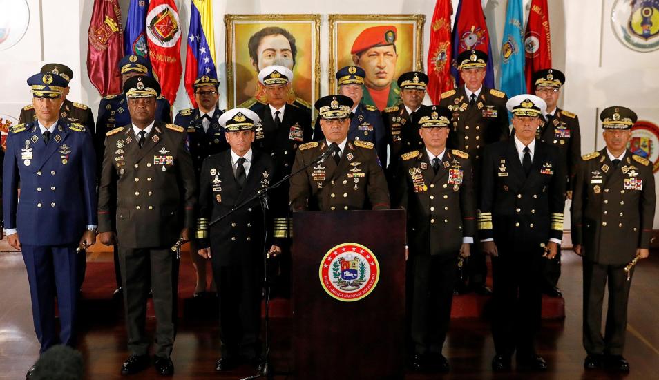 Las caras de la cúpula militar que sostiene a Nicolás Maduro