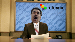 ¿Un pelón espontáneo? Telesur dice que esta mega concentración de Guaidó fue en apoyo a Maduro (VIDEO)