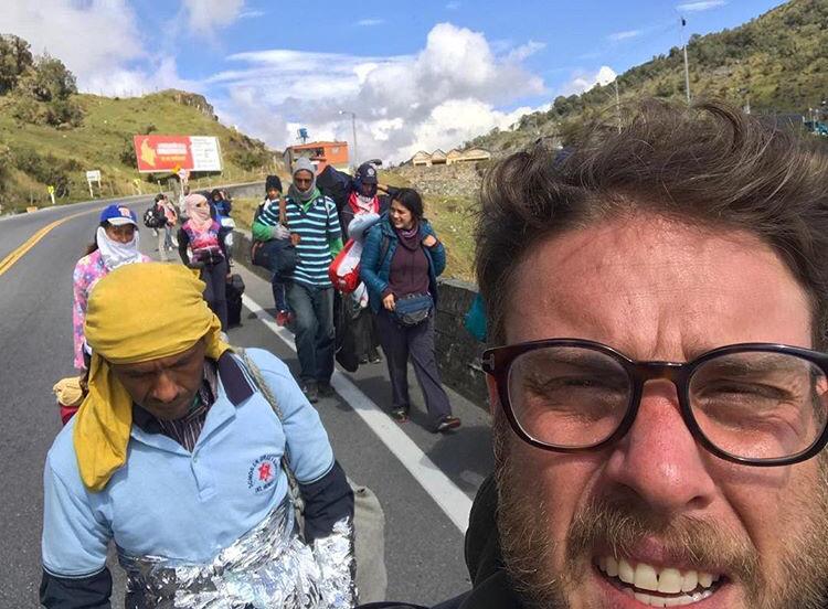 Caminantes: Comediante venezolano vivió en carne propia el sufrimiento de los migrantes (Fotos)