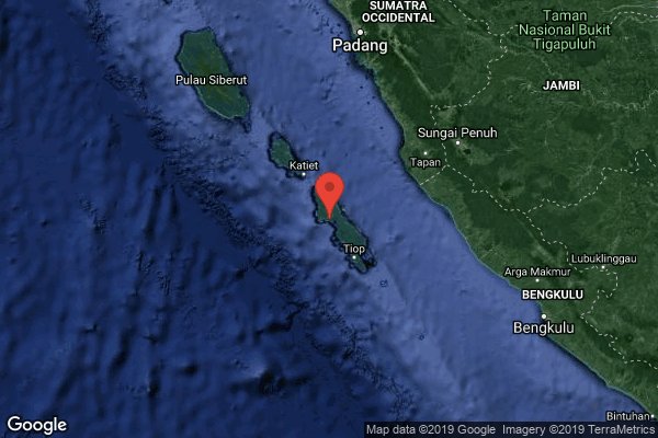 Un terremoto de 6,1 sacude la isla indonesia de Sumatra