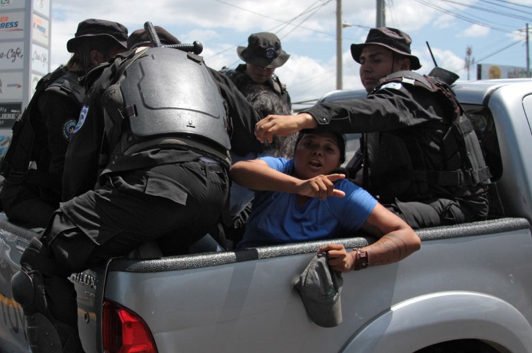 Detenidos más de 100 manifestantes en Nicaragua, incluso delegados opositores