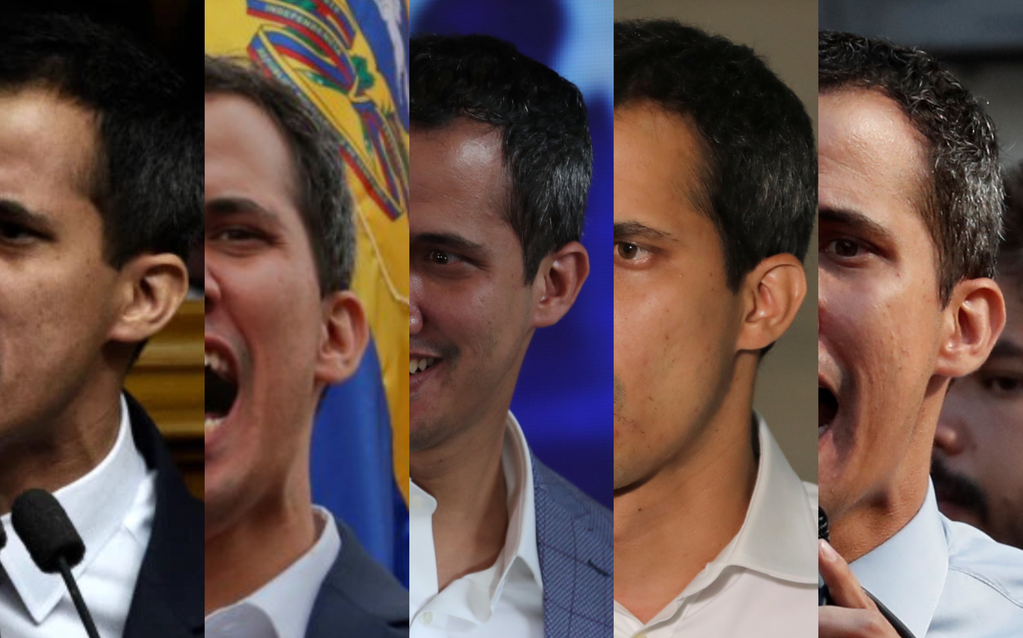 El peso de la democracia: Así ha cambiado la apariencia Juan Guaidó en 74 días  (FOTOS)