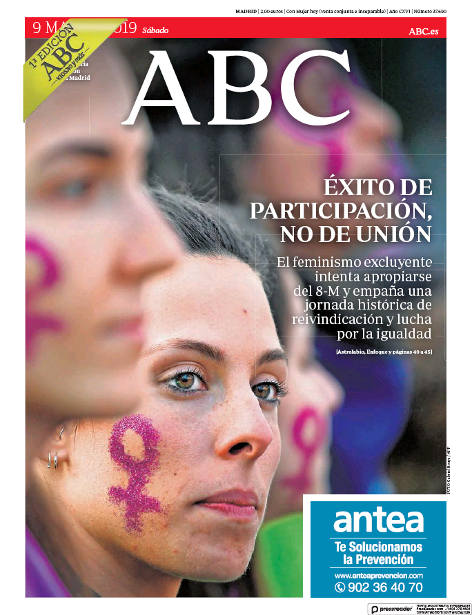 Portadas de la prensa internacional de este sábado 9 de marzo de 2019