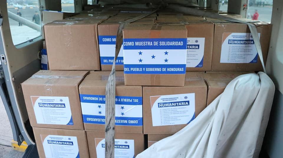 Honduras envía más de dos toneladas de ayuda humanitaria para los venezolanos a Cúcuta