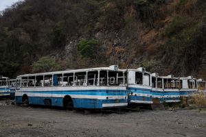 El 60% de la flota de transporte público urbano en Venezuela está paralizada