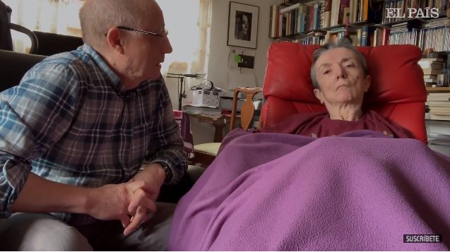 El último y dramático VIDEO de la mujer que fue asistida por su marido para morir