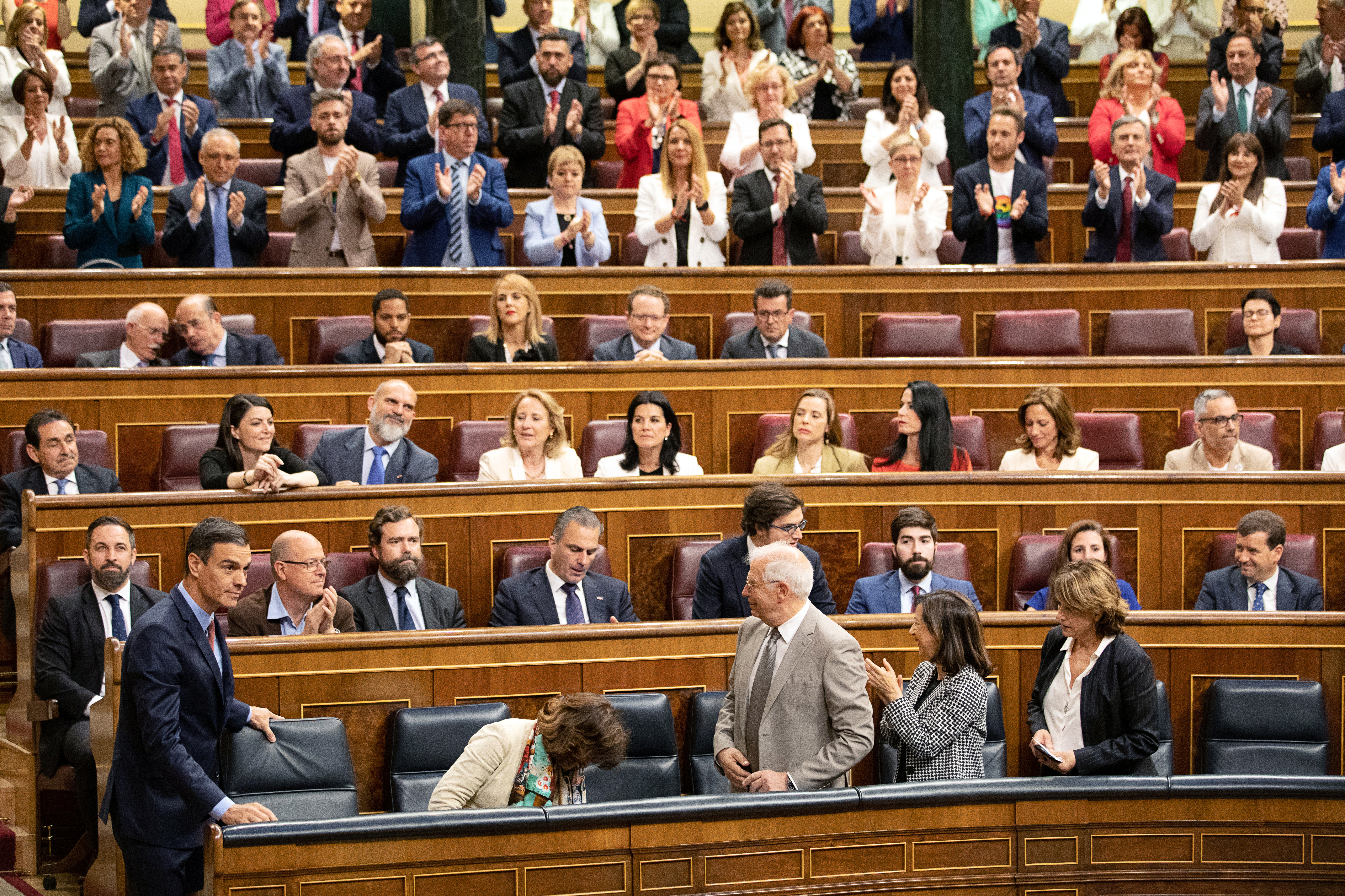El Congreso español suspende a los cuatro diputados independentistas presos