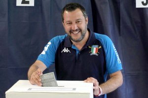 Partido de Matteo Salvini es el más votado durante elecciones europeas en Italia
