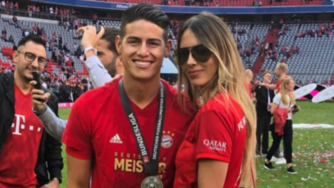 James presentó a su nueva novia en festejos del Bayern (Fotos + bonus HOT de Shanon de Lima)