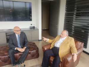 Julio Montoya conversó con el embajador Berti sobre la Operación Hasta Debajo de las Piedras