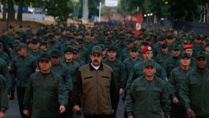 La Fanb al servicio del chavismo rechaza una nueva “embestida imperial” de Trump contra el régimen de Maduro