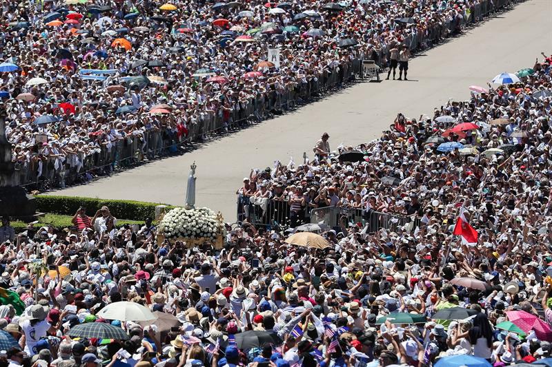 EN FOTOS: Así se encuentra el santuario de la Virgen de Fátima en Portugal #13May