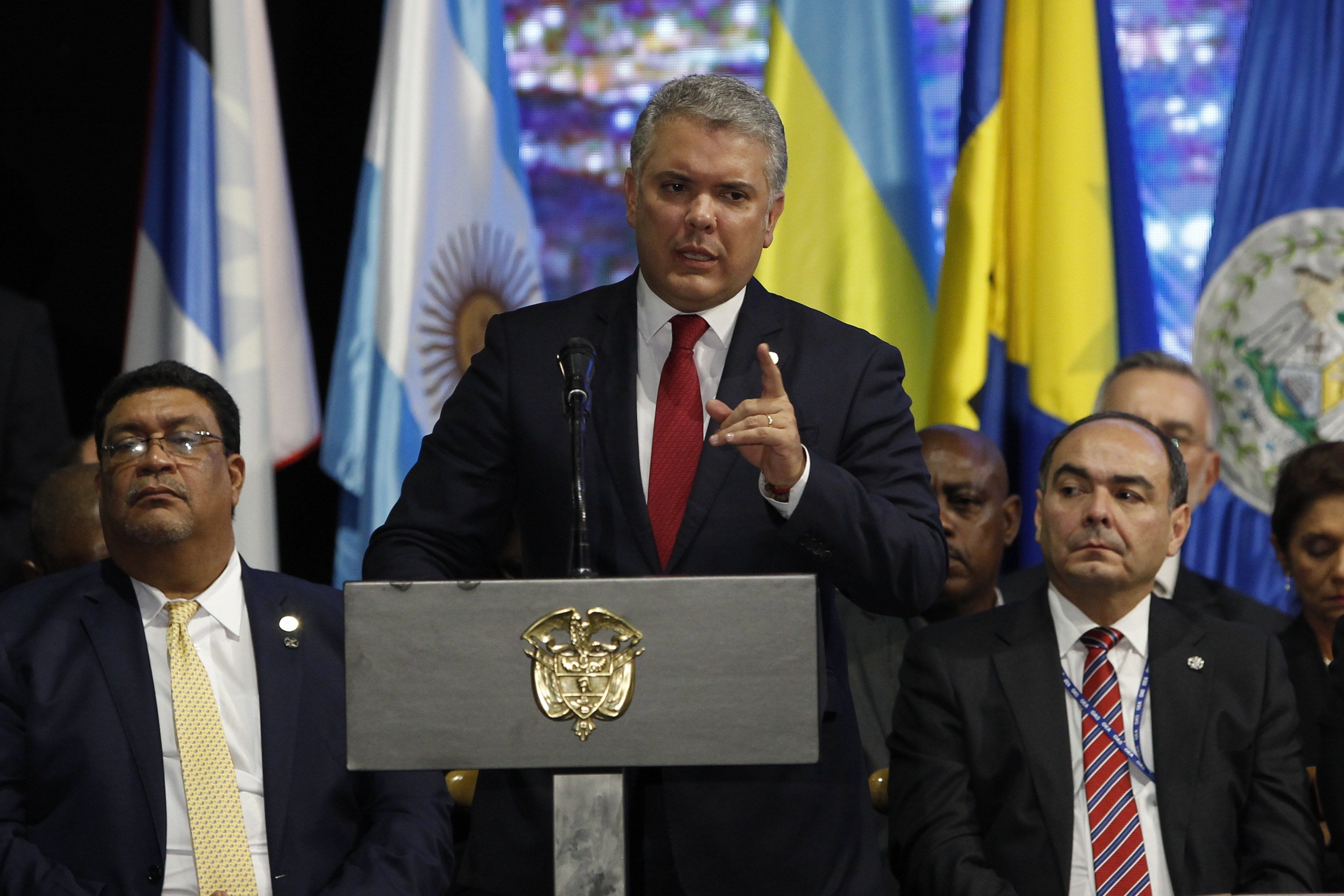 Duque pide a países de Caricom ponerse la mano en el corazón ante crisis venezolana