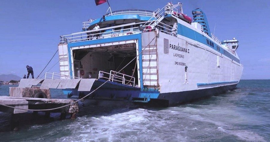 Ferry Paraguaná I se quedó varado en alta mar por más de 10 horas