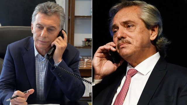 Mauricio Macri y Alberto Fernandez tuvieron contacto telefónico.