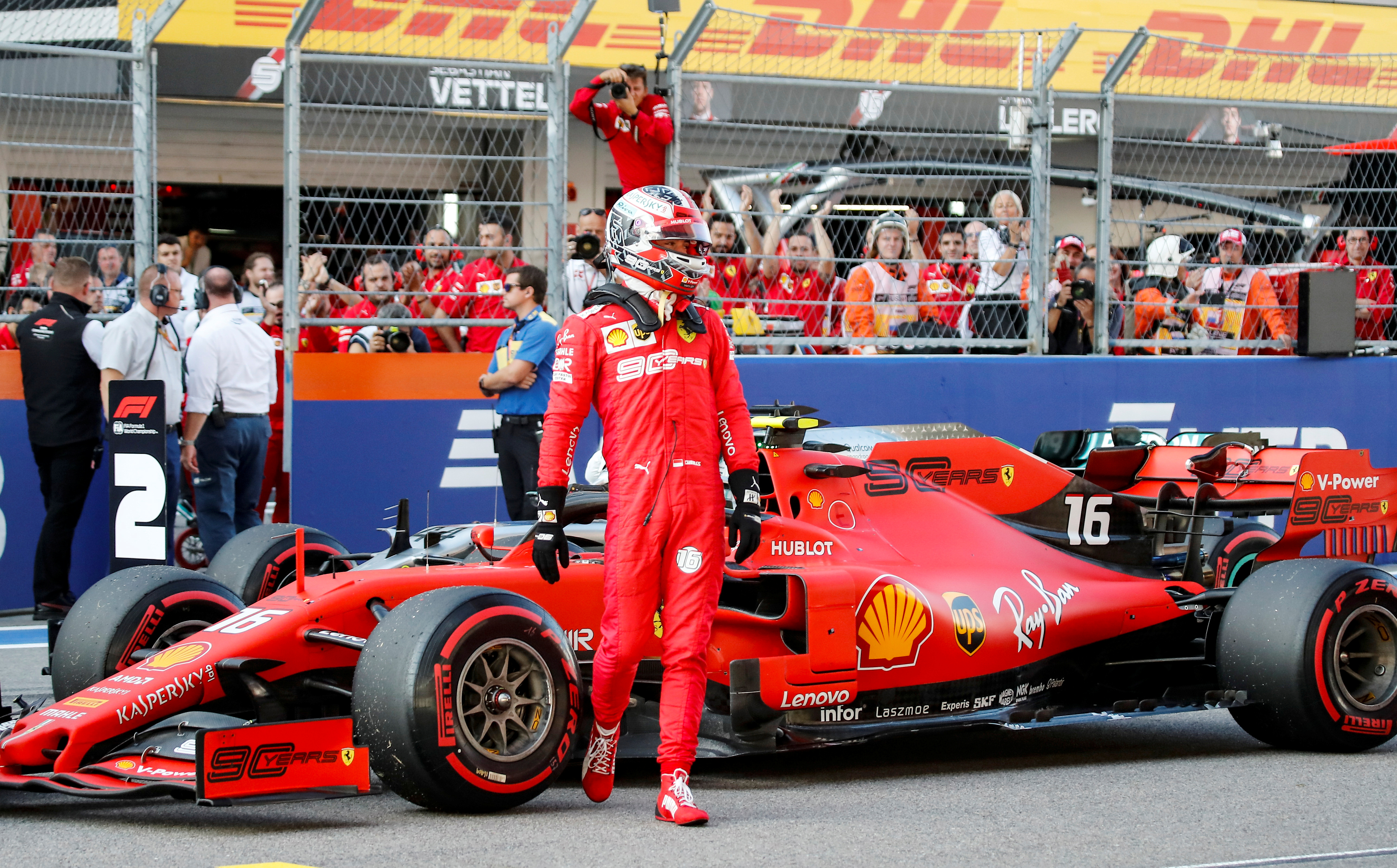 Leclerc logra la “pole” en el GP de Rusia, su cuarta consecutiva