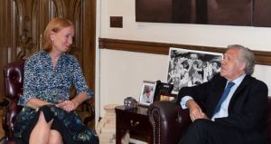 Embajadora de Alemania conversó con Almagro sobre la crisis de Venezuela y Nicaragua