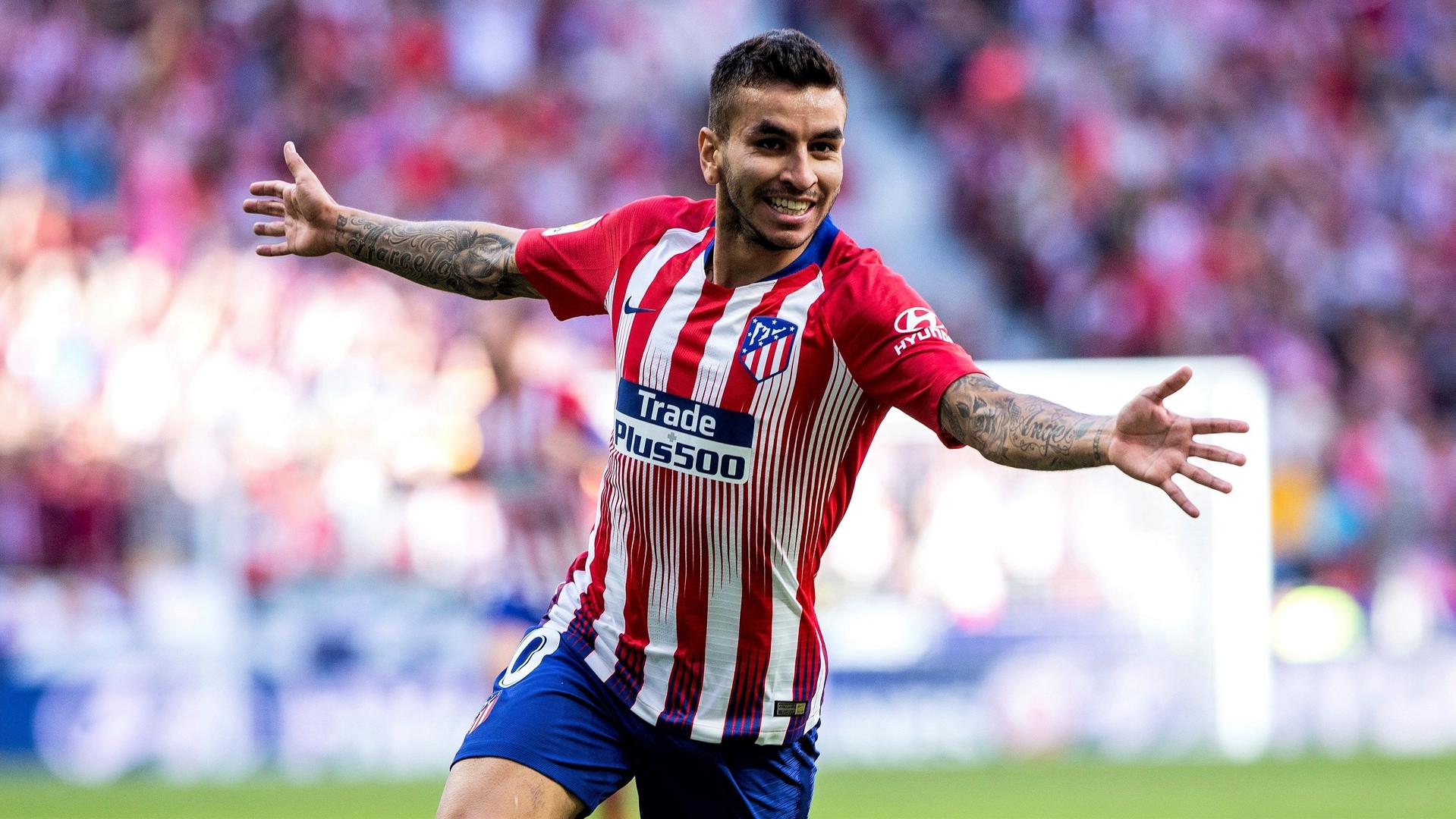 Delantero argentino Ángel Correa vuelve a entrenar con el Atlético de Madrid