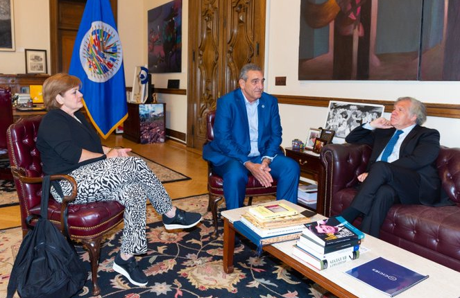 Almagro se reunió con Enzo Scarano y su esposa (FOTOS)