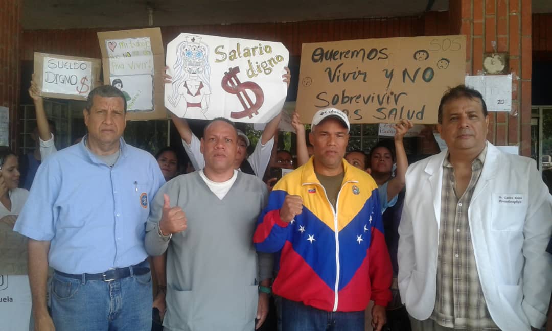 Sector salud en Anzoátegui salió a las calles para apoyar el paro de enfermeras #30Oct
