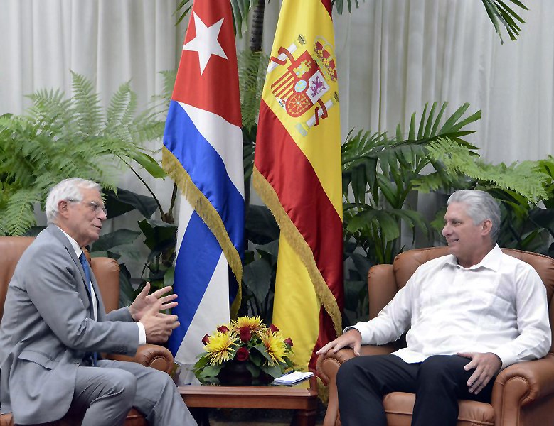 Díaz-Canel se reúne con el ministro de Asuntos Exteriores de España
