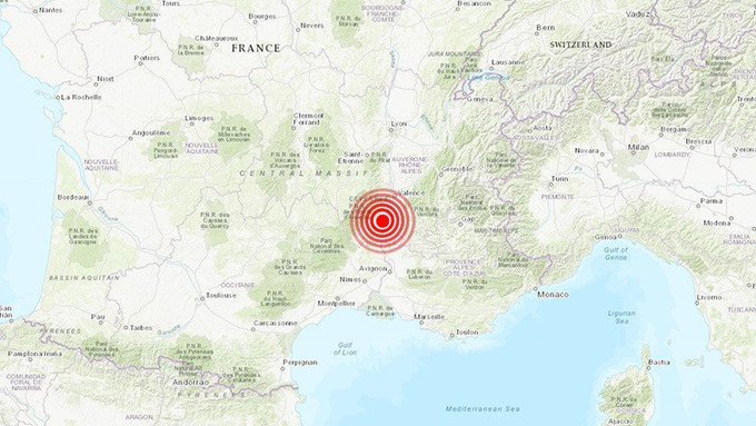 Sismo de magnitud 5.4 deja cuatro heridos en Francia, uno de ellos grave
