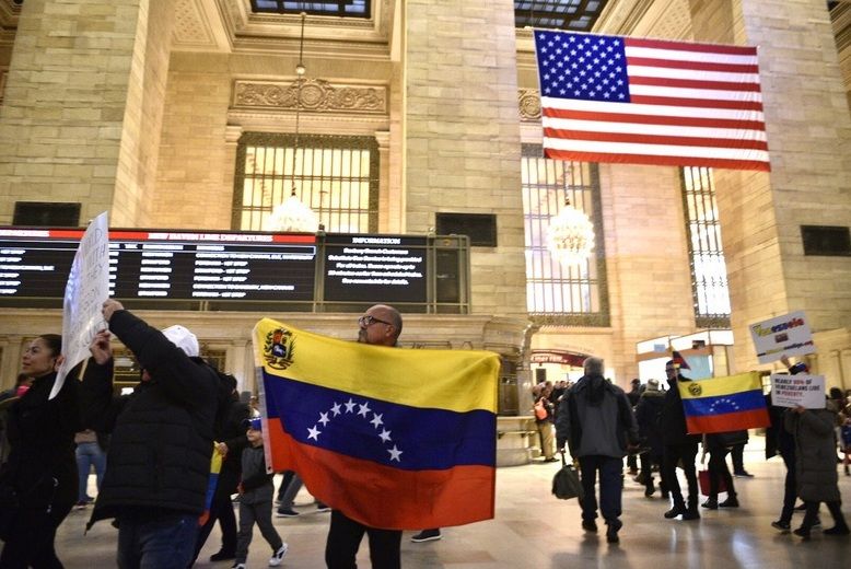 Venezolanos en Nueva York apoyaron llamado a protesta nacional